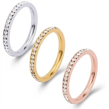 Eternity Band Stack Rings