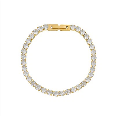 Gold Plated Tennis Bracelet
