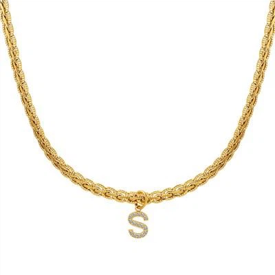 Initial Keel Chain Necklace