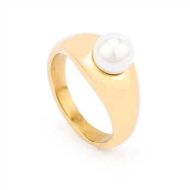 Pearl Signet Ring