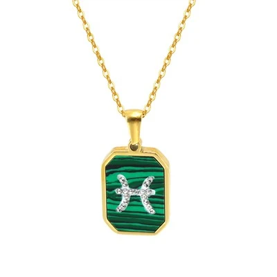 Pisces Zodiac Pendant Necklace