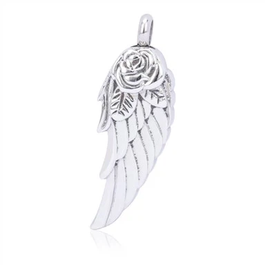 Rose Angel Wing Urn Pendant