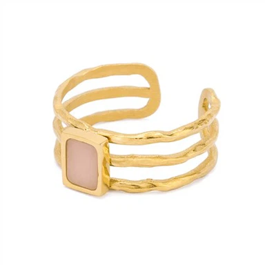 Stainless Steel Open Cuff Ring