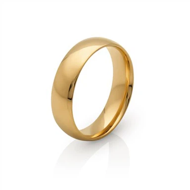 Stainless Steel Wide Band Ring