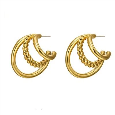 Triple Layer Hoop Earrings