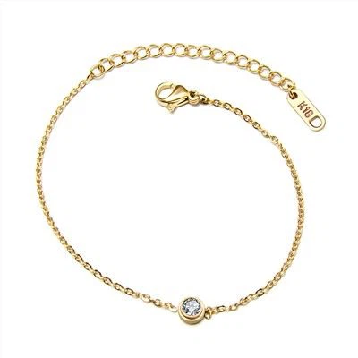 Zircon Stone Chain Bracelet