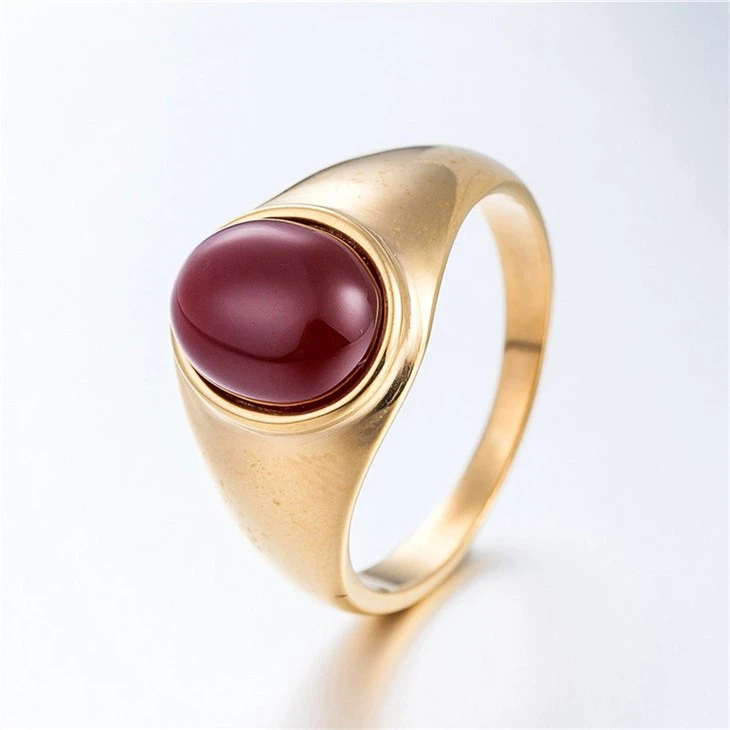 ladies tiger eye ring