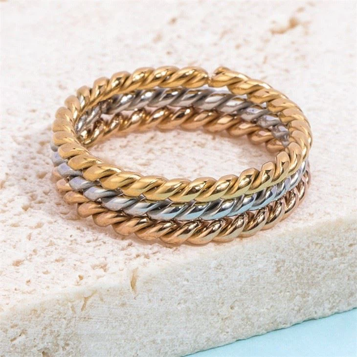 rope twist engagement ring