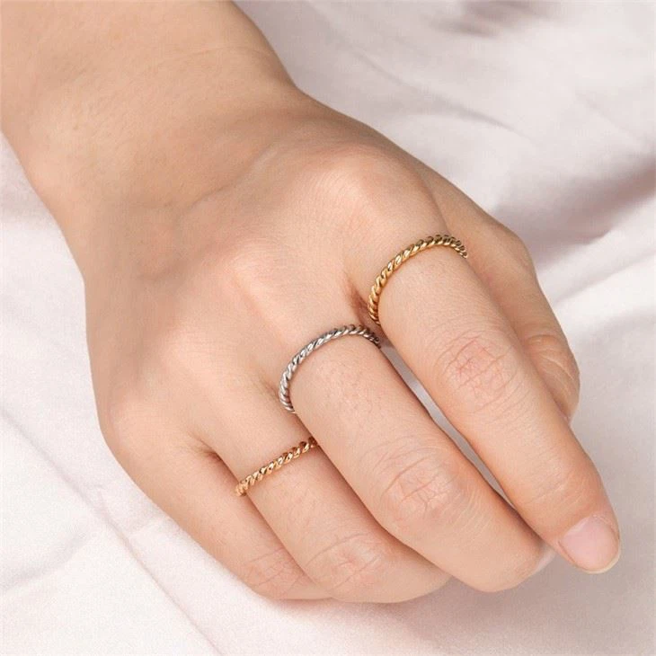 stackable customizable rings