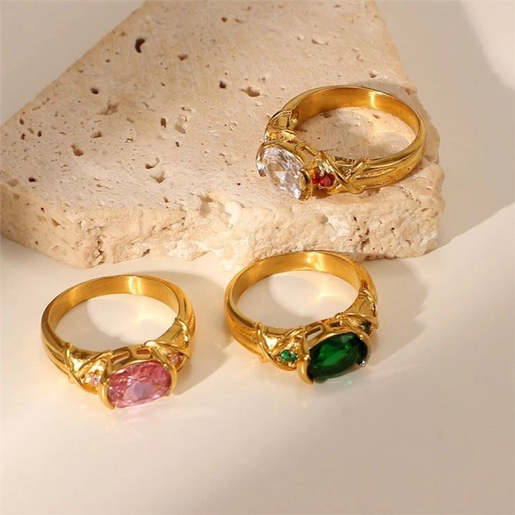 zircon gemstone ring