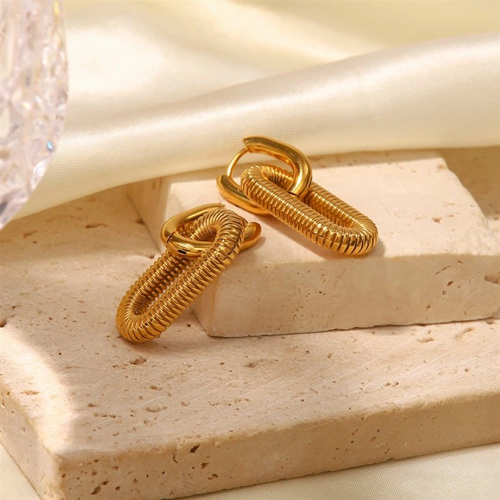 Double Link Earrings
