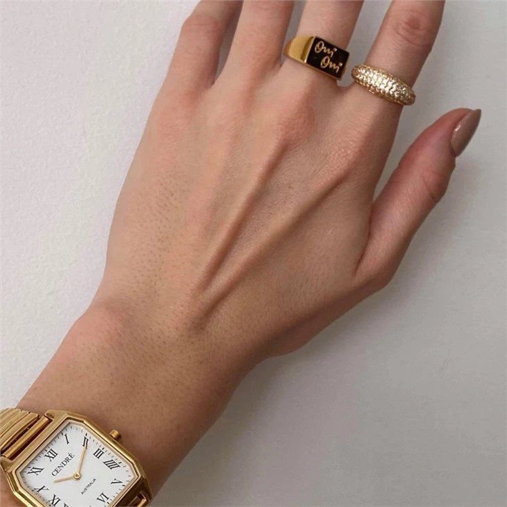 micro pave dome ring