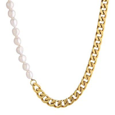 10mm Pearl Cuban Chain