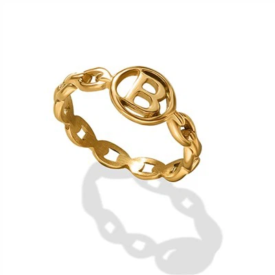 Letter Link Ring
