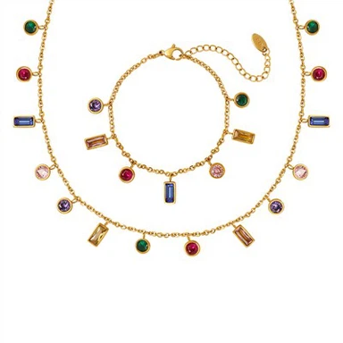 Multi Gem Necklace
