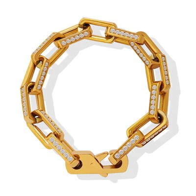 Rectangle Link Bracelet