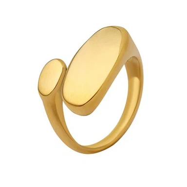 Smooth Geometric Shapes Ring