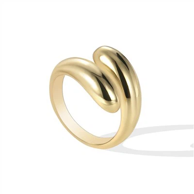 Teardrop Open Ring