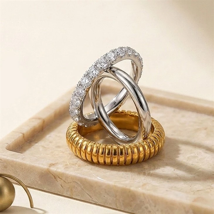 3‑Piece Band Ring Set price