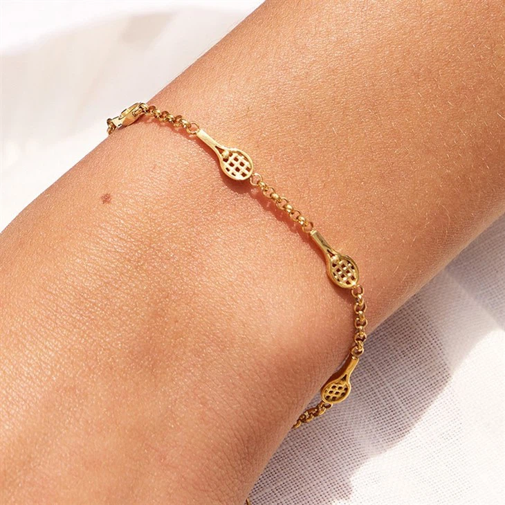 Badminton Racket Pendant Bracelet best