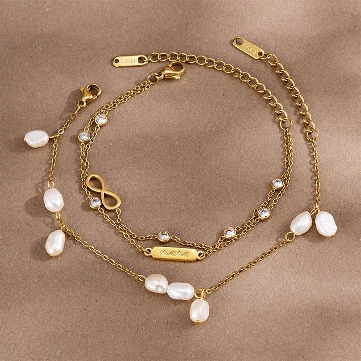 Baroque Freshwater Pearl Charm Bracelet suppliers