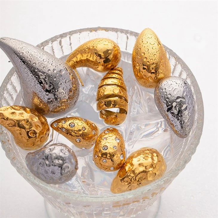 Chunky Teardrop Stud Earrings price