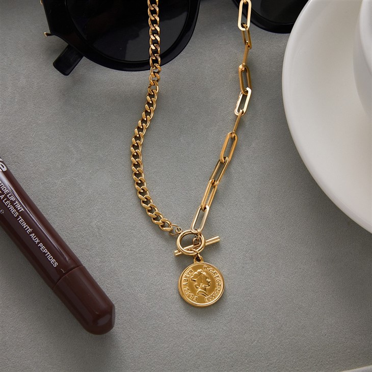 Coin Pendant OT Buckle Necklace best