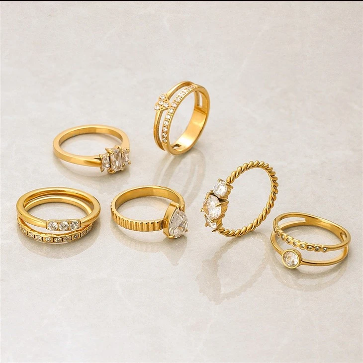 Cubic Zirconia Stacking Rings best