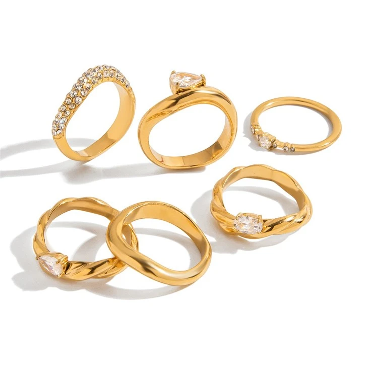 CZ Chunky Wave Ring price