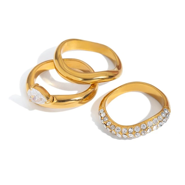 CZ Chunky Wave Ring best
