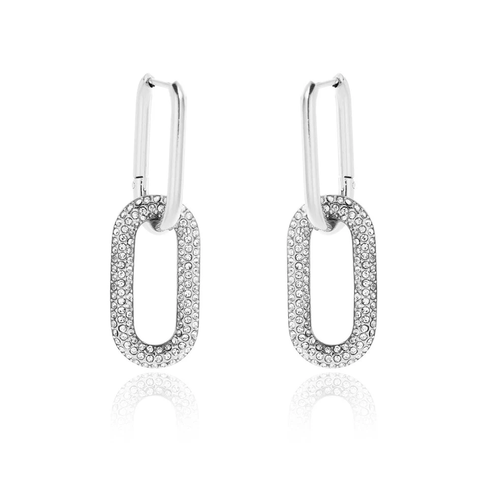 CZ Double Link Earrings suppliers