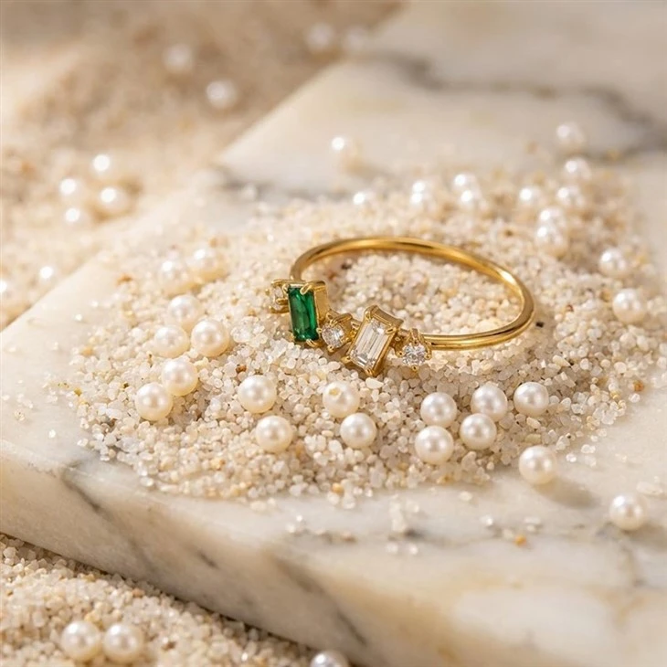 CZ Oval Pear Ring factory
