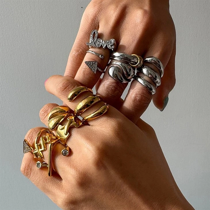 CZ Triangle Wrap Ring best