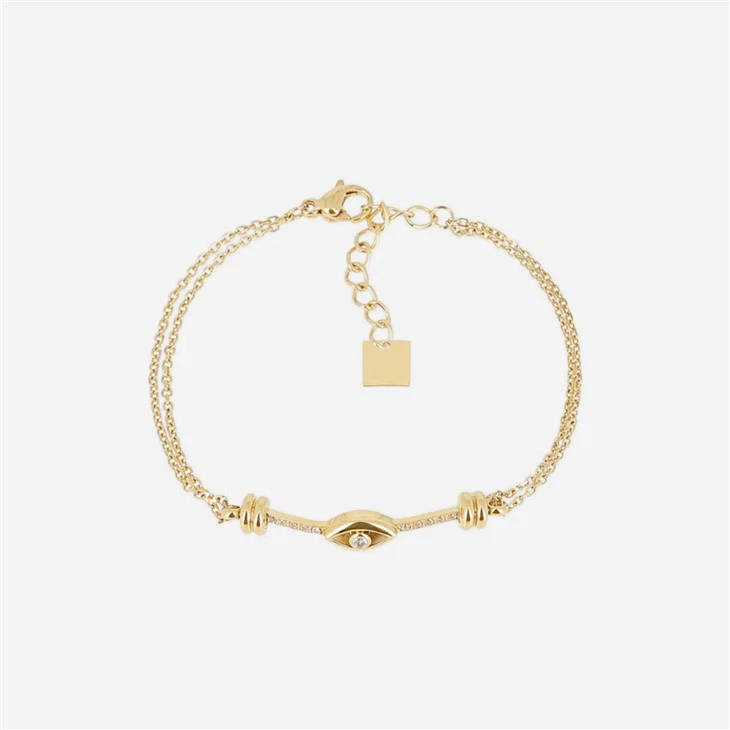 Dainty Evil Eye Chain Bracelet price