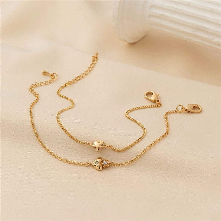 Dainty Heart Chain Bracelet price