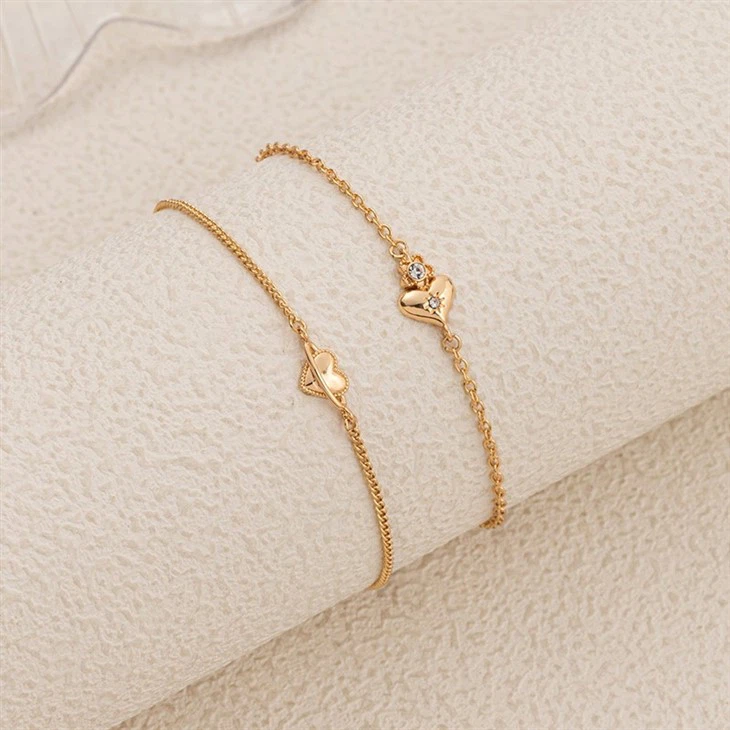 Dainty Heart Chain Bracelet best