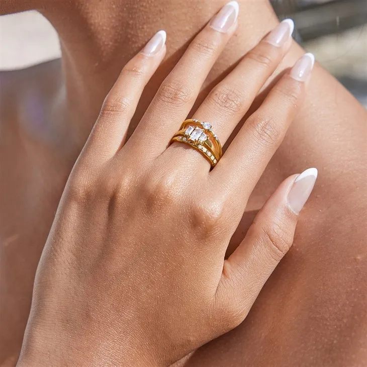 Dainty Stackable Rings high quality