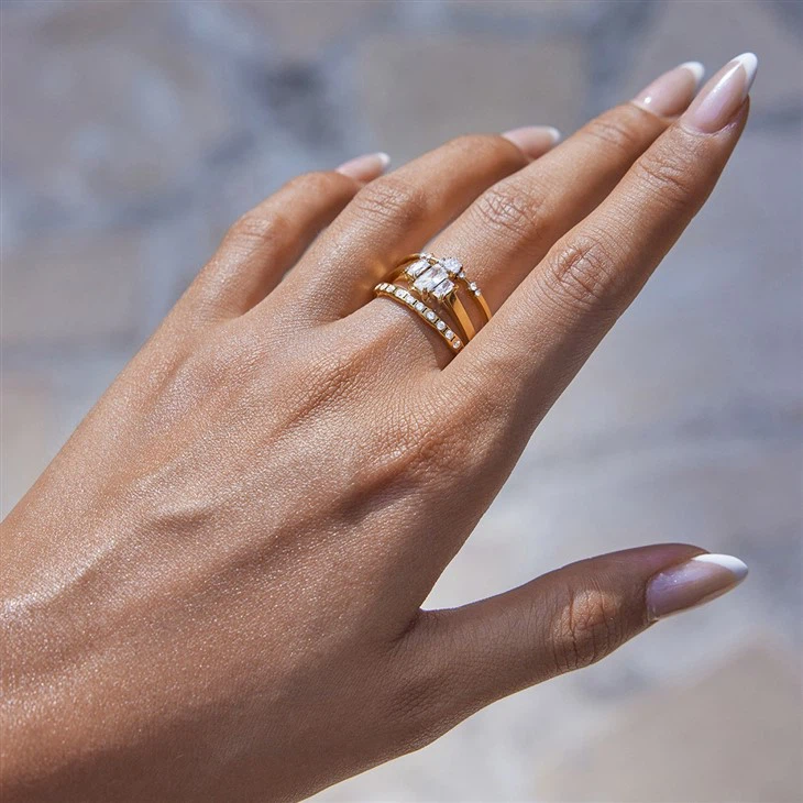 Dainty Stackable Rings best