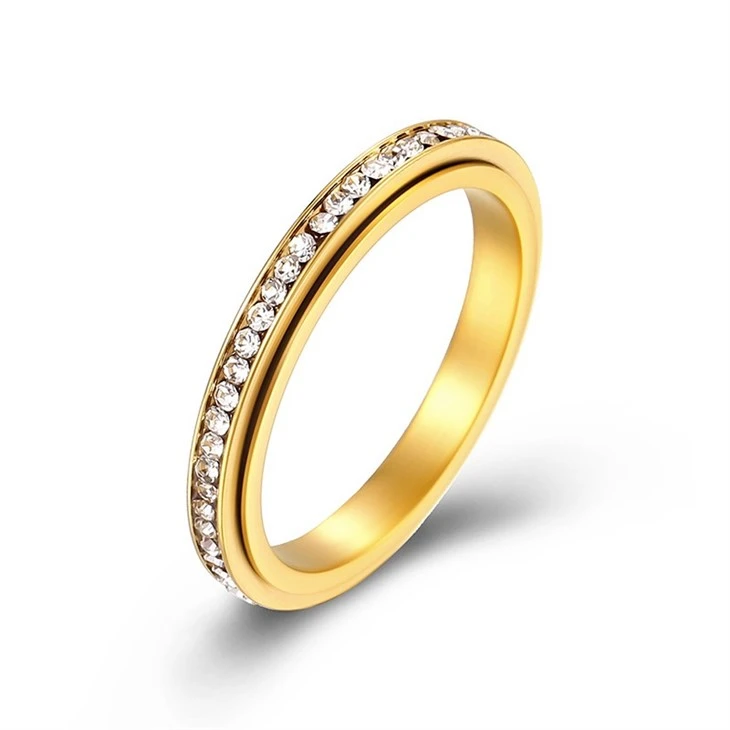 Eternity Anxiety Spinning Ring factory
