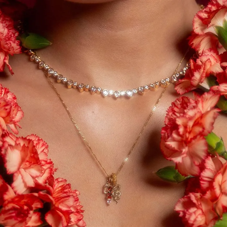 Four Stone Birthstone Pendant Charms price