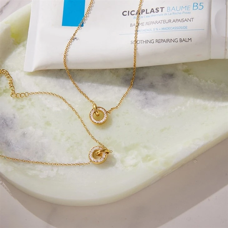Hollow Circle CZ Necklace best