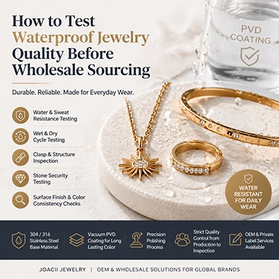 How to Test Waterproof Jewelry Quality Before Wholesale Sourcing