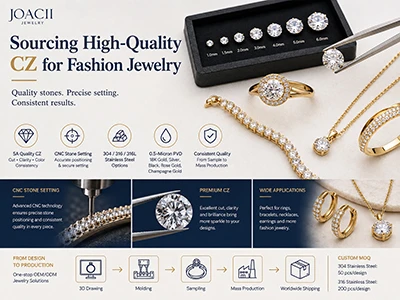 Sourcing High-Quality CZ for Fashion Jewelry