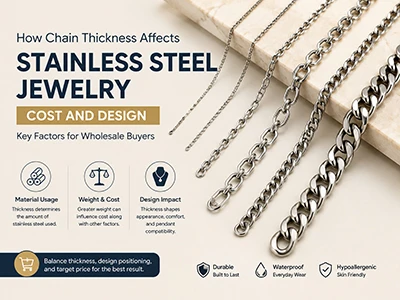 How Chain Thickness Affects Stainless Steel Jewelry Cost and Design