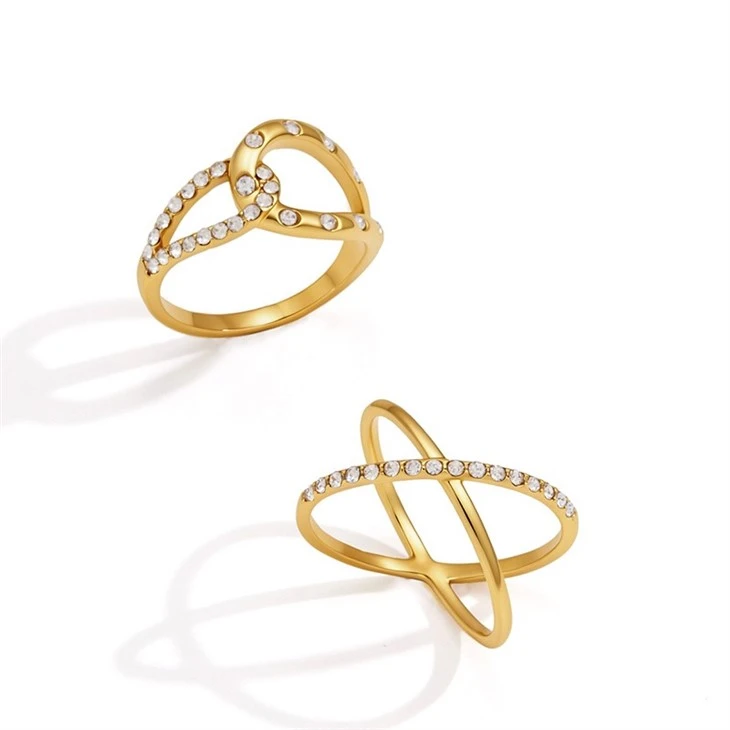Interlocked Double‑Loop Ring price