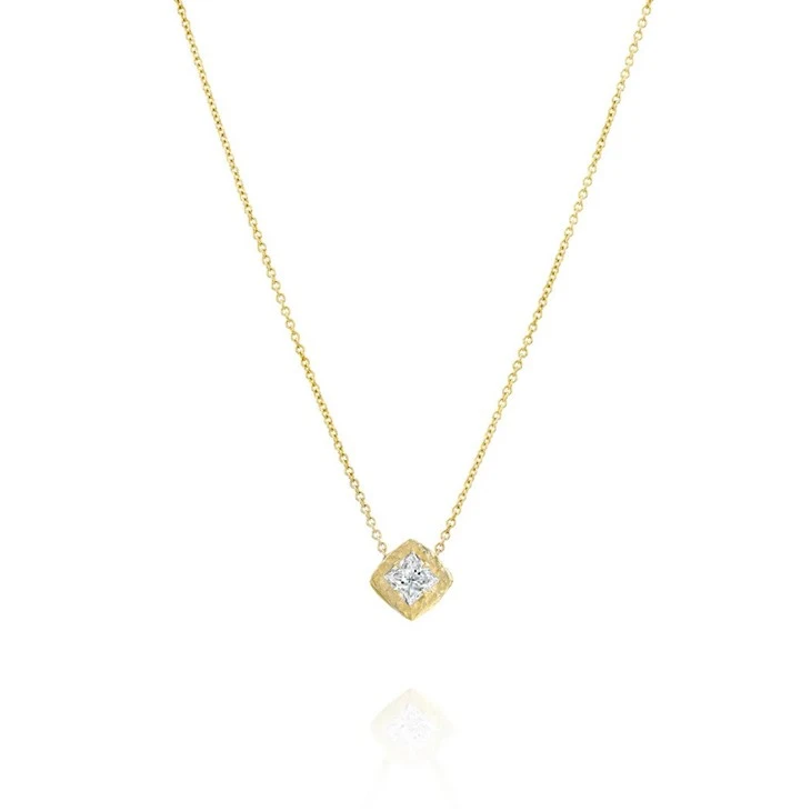 Irregular Teardrop Pendant Necklace high quality