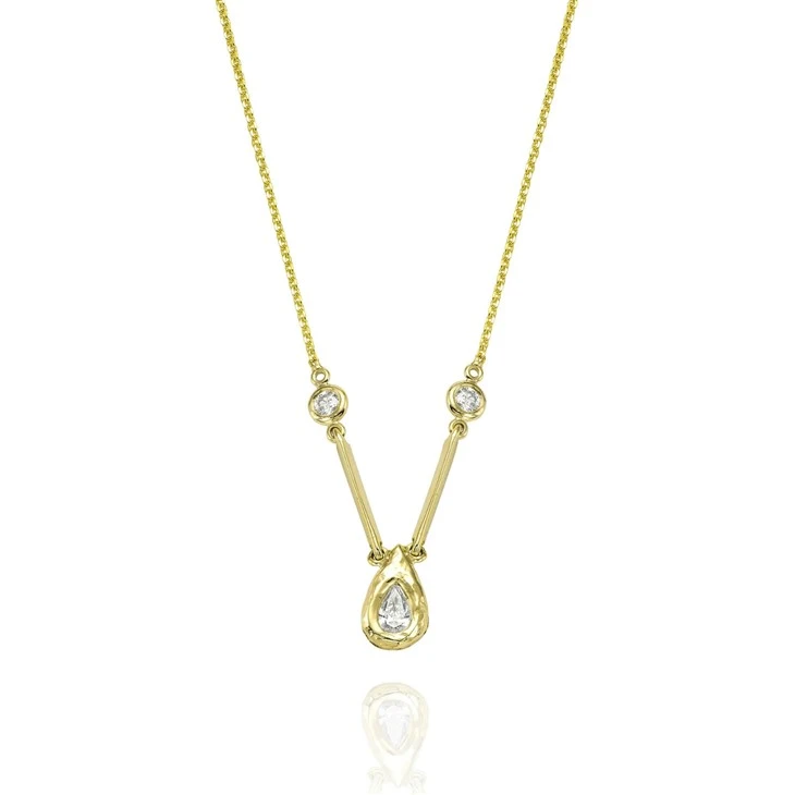 Irregular Teardrop Pendant Necklace best