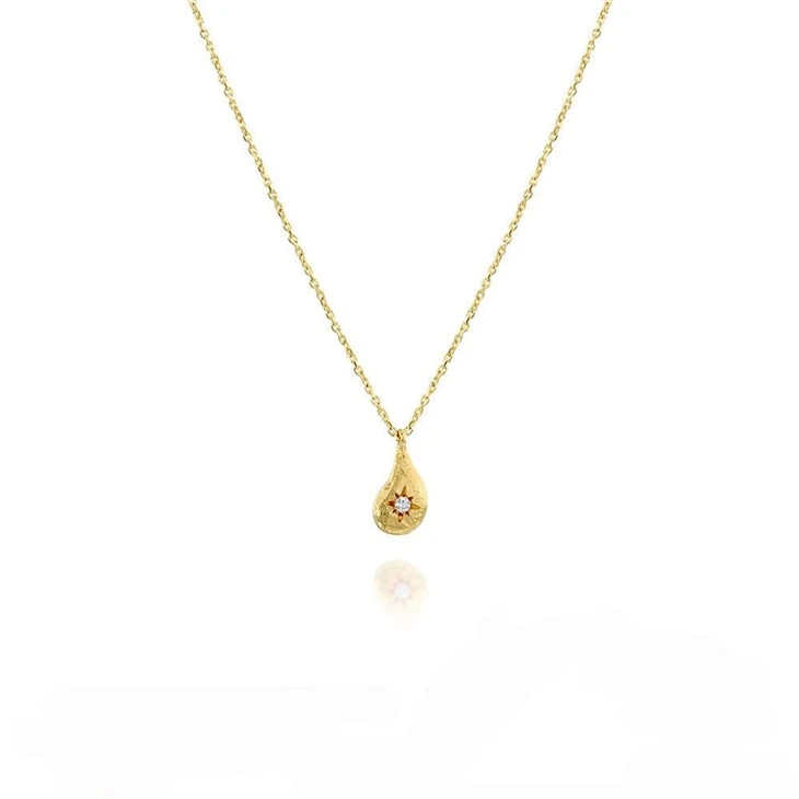 Irregular Teardrop Pendant Necklace best