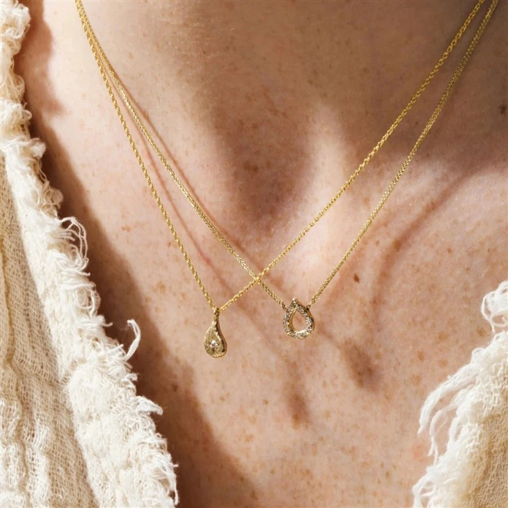 Irregular Teardrop Pendant Necklace suppliers