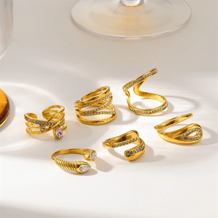 Irregular Twisted Open Ring suppliers